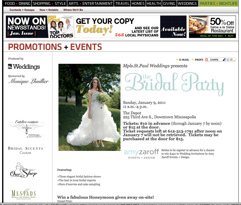 Minneapolis Wedding Photographer :: MPLS St. Paul Weddings Magazine Wedding Fair Review
