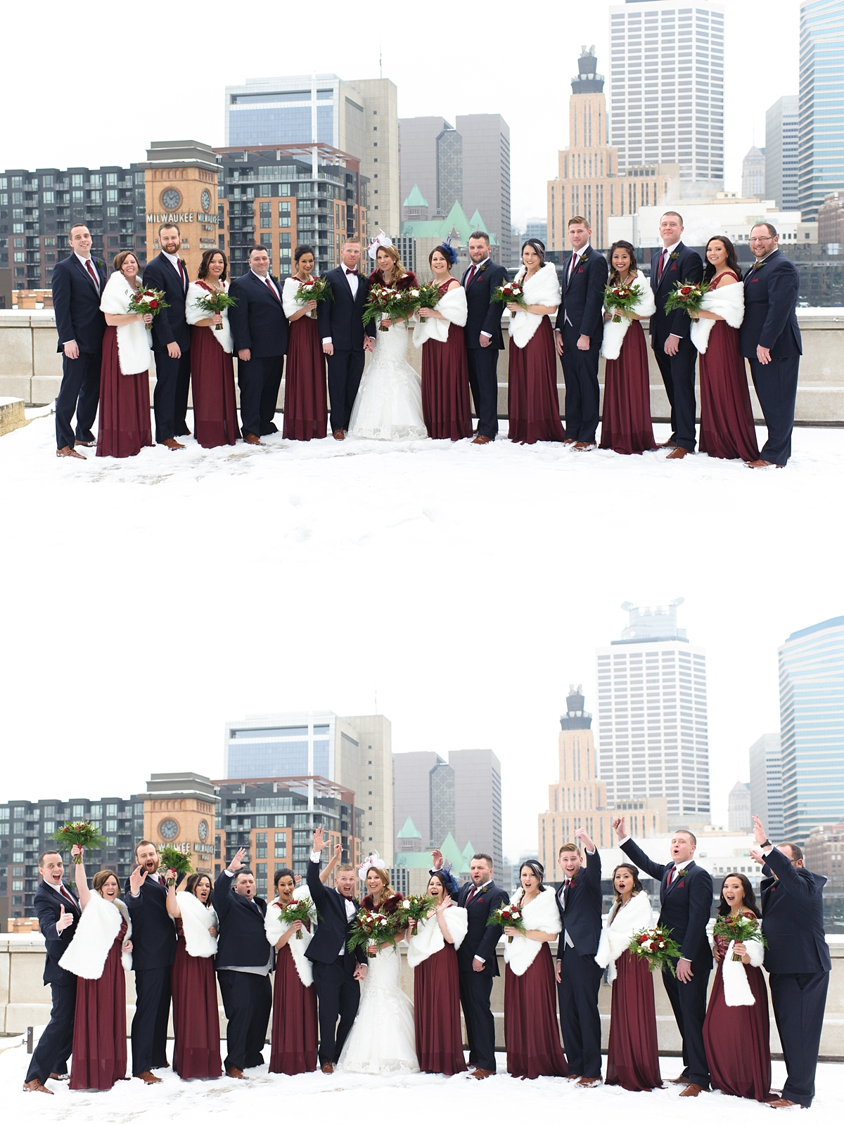 Skyline Minneapolis Wedding
